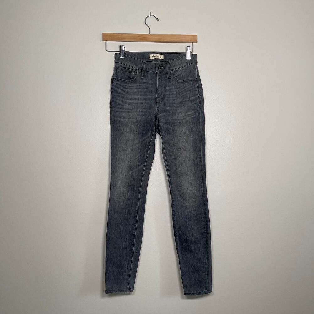 Madewell • High Riser Grey Washed Jeans Shaw Wash